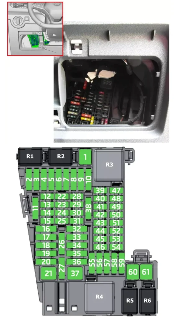 blok u saloni volkswagen t cross