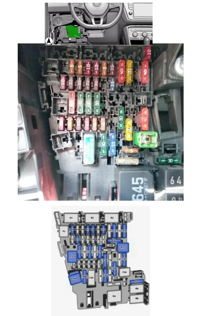 blok u saloni volkswagen tiguan 2