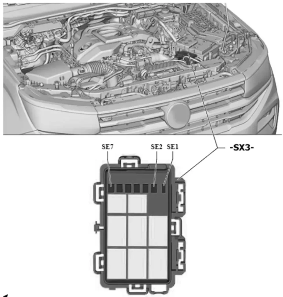 blok zapobizhnikiv 3 sx3 volkswagen amarok 2