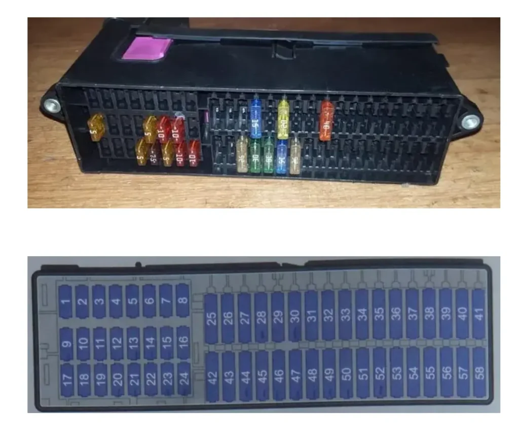 blok zapobizhnikiv tip 2 volkswagen golf plus - Запобіжники і реле Volkswagen Golf Plus blok zapobizhnikiv tip 2 volkswagen golf plus