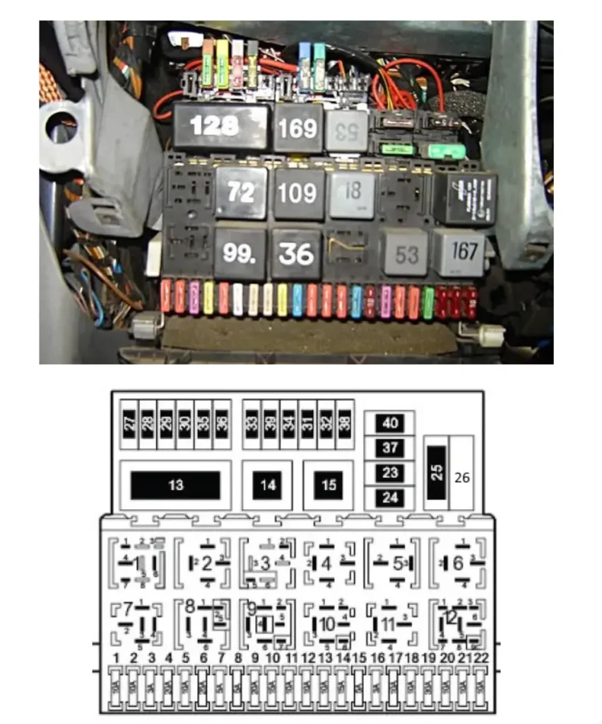 blok zapobizhnikiv volkswagen sharan - Запобіжники і реле Volkswagen Sharan blok zapobizhnikiv volkswagen sharan