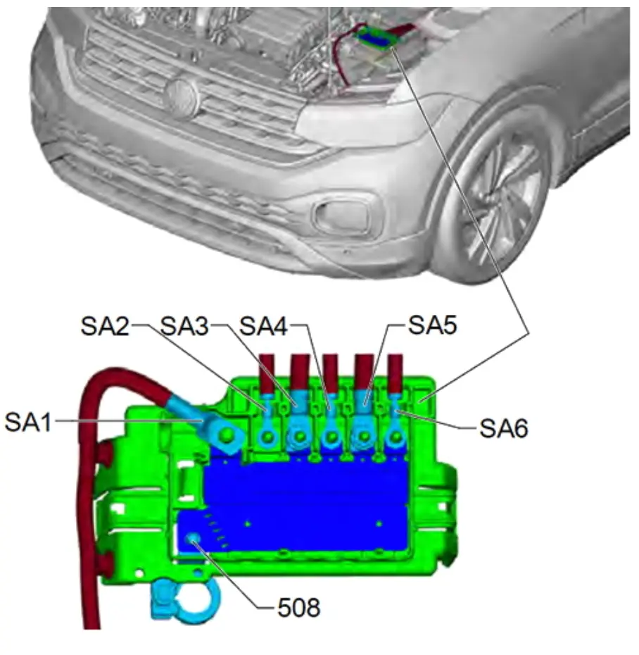 blok zapobizhnikiv zhivlennya volkswagen polo 6 mk6 - Схеми запобіжників і реле Volkswagen Polo 6 (Mk6) blok zapobizhnikiv zhivlennya volkswagen polo 6 mk6