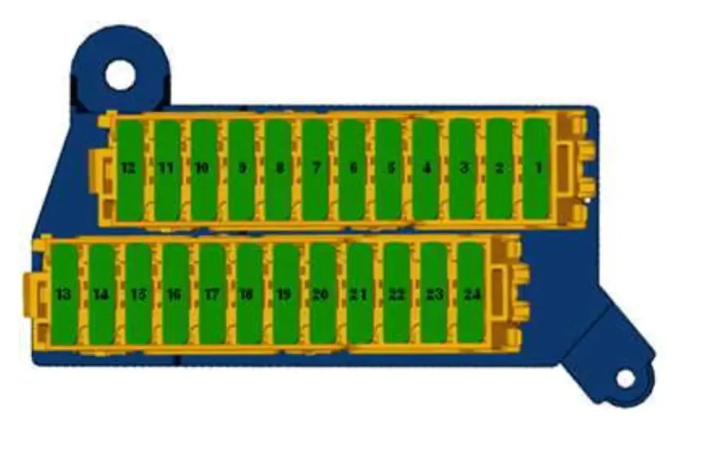 blok zapobizhnykiv z boku pasazhyra volkswagen passat b7