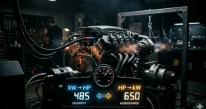 Перетворення Кіловат в Кінські сили (kW → hp)