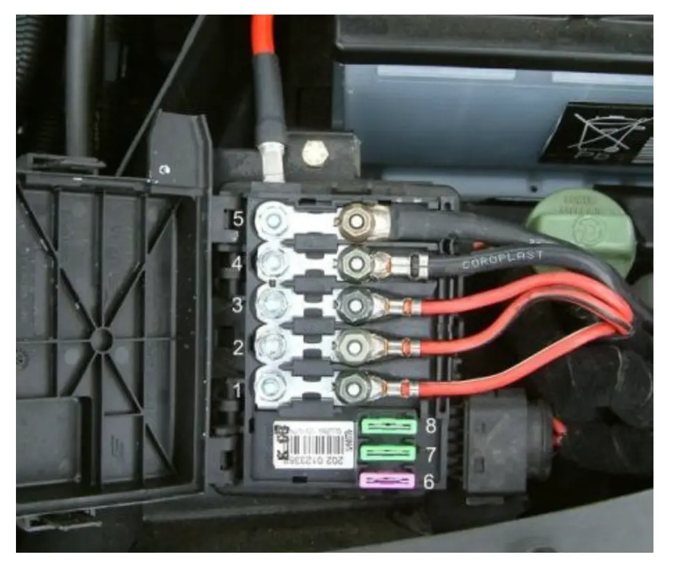 motornij vidsik sharan - Запобіжники і реле Volkswagen Sharan motornij vidsik sharan