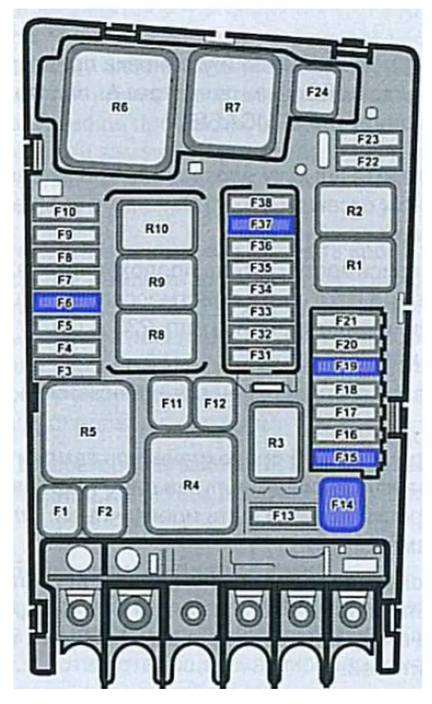 motornij vidsik shema vw jetta 7 - Схеми запобіжників і реле Volkswagen Jetta 7 motornij vidsik shema vw jetta 7