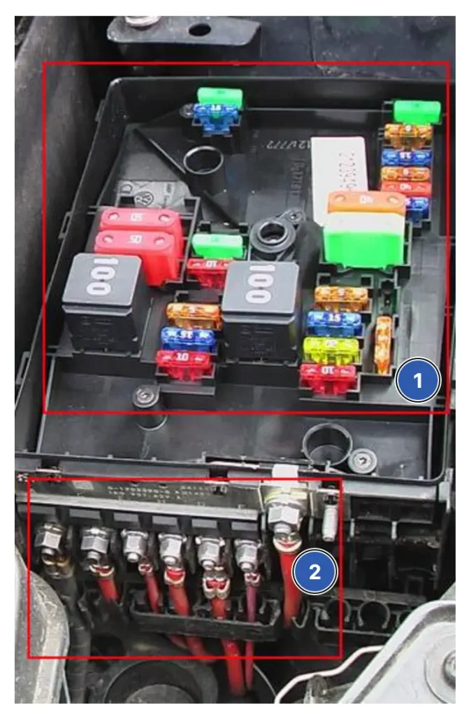 motornyi vidsik volkswagen golf 6 - Запобіжники і реле Volkswagen Golf 6 motornyi vidsik volkswagen golf 6