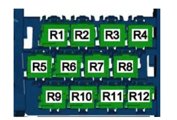 relejna korobka tip 2 volkswagen jetta 6 - Схеми запобіжників і реле Volkswagen Jetta 6 relejna korobka tip 2 volkswagen jetta 6