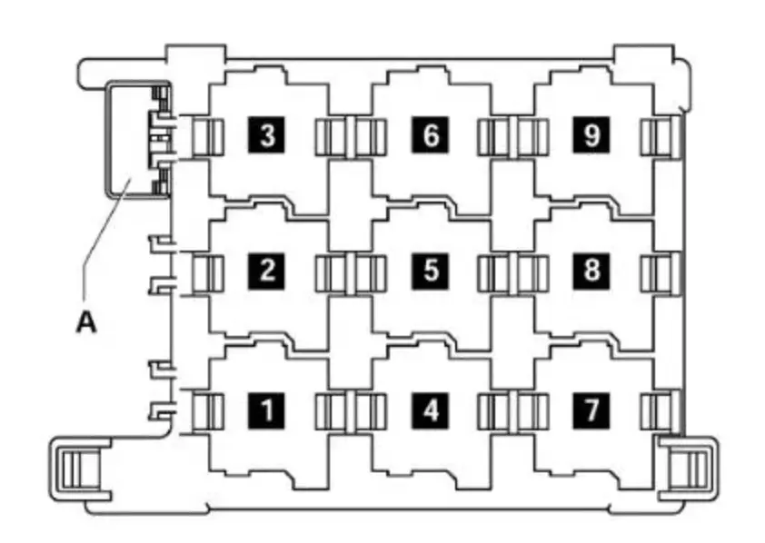 relejna korobka volkswagen golf plus - Запобіжники і реле Volkswagen Golf Plus relejna korobka volkswagen golf plus