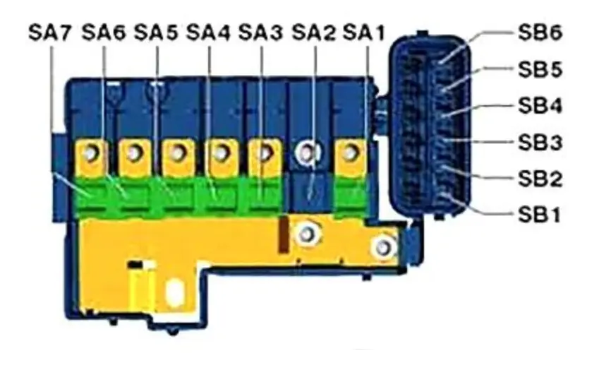 shema bloku zapobizhnikiv pid kapotom volkswagen up - Схеми запобіжників і реле Volkswagen up! shema bloku zapobizhnikiv pid kapotom volkswagen up