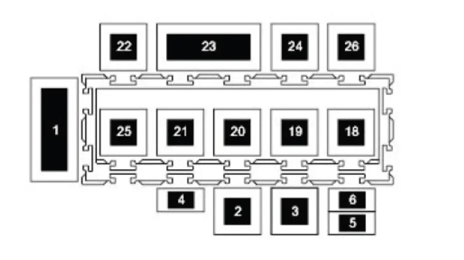 shema zapobizhnikiv sharan - Запобіжники і реле Volkswagen Sharan shema zapobizhnikiv sharan